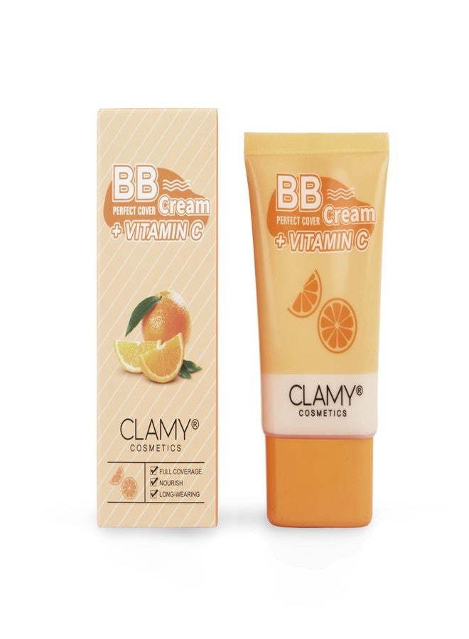 Clamy BB Cream Vitamin C Perfect Cover Foundation, Smooth Creamy Texture, Flawless Makeup Look 30g (Shade 3) - Image 4