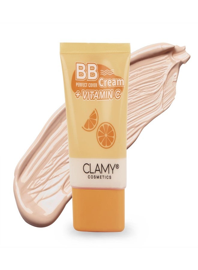 Clamy BB Cream Vitamin C Perfect Cover Foundation, Smooth Creamy Texture, Flawless Makeup Look 30g (Shade 3) - Image 2