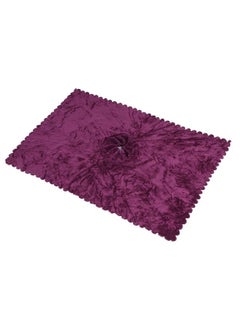 NIBEMINENT Solid Color Beauty Salon Bed Towel With Hole Opened Soft Lint-free Towel Blanket Violet  - Image 2