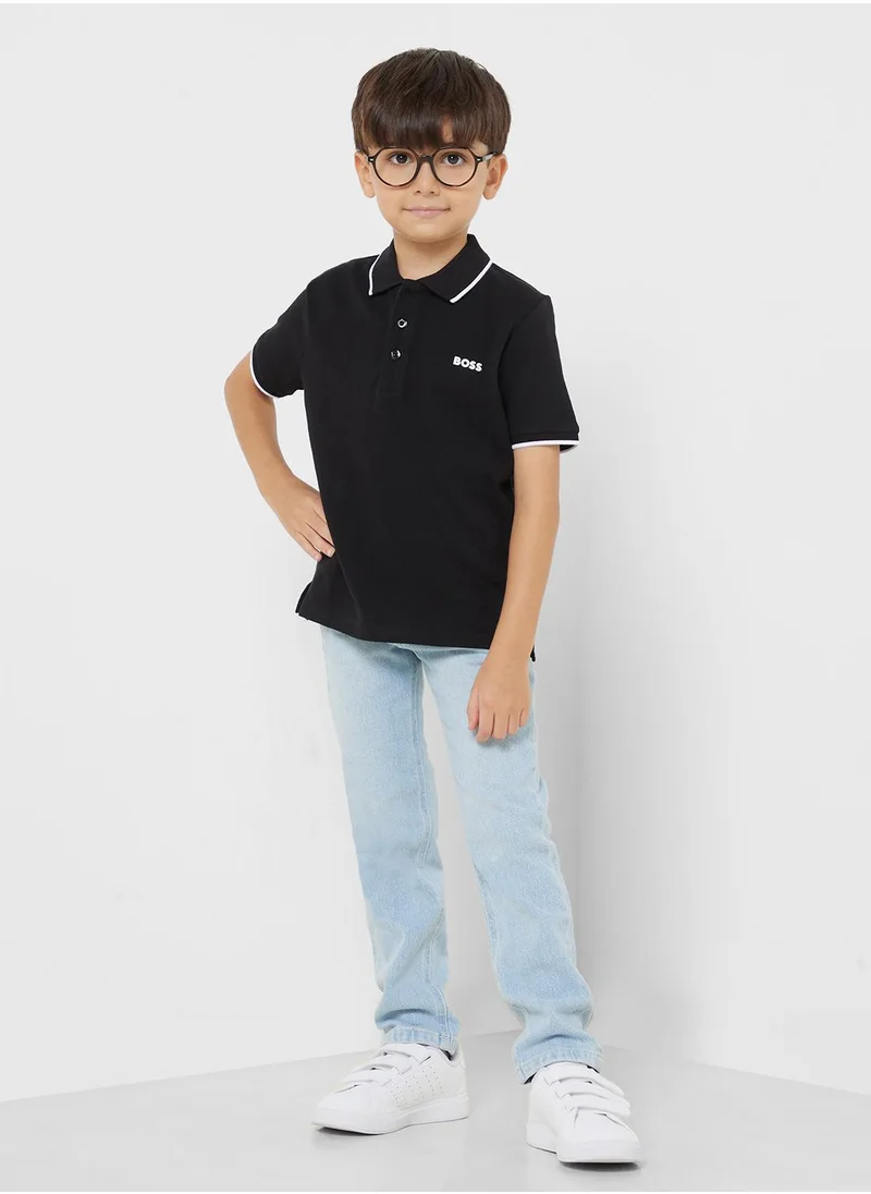 بوس Kids Straight Jeans