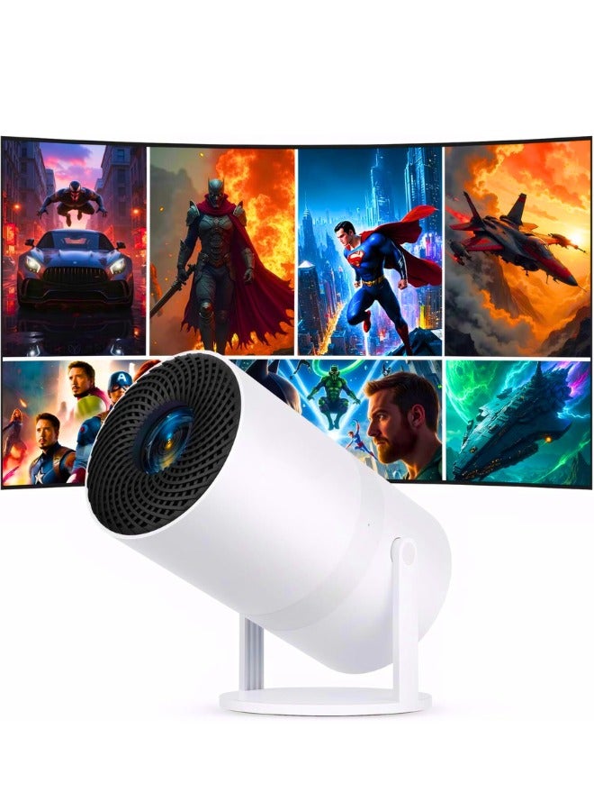 Chase Up HY300 Pro Ultra Portable Projector 4K WiFi 6 BT 5.2 Upgraded Portable Projector Full HD Supported for Phone/PC/TV/HDMI /PS5 /Laptop Auto Keystone Home Theater 180° Rotation [Built-in App] - Image 2