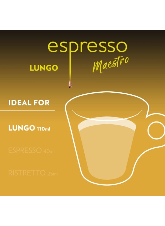 Lavazza Espresso Lavazza, Maestro Lungo, 10 Aluminium Capsules Compatible with N Original Machines, Fruit & Flowers Notes, 100% Arabica, Intensity 5/13 - Image 3