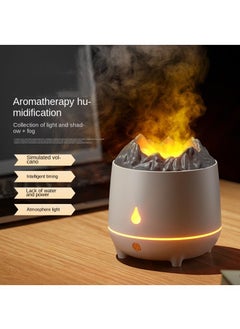 Volcano Aromatherapy Machine Home Automatic Incense Spraying and Atomizing Aromatherapy Machine Ultrasonic Simulation Flame Humidifier