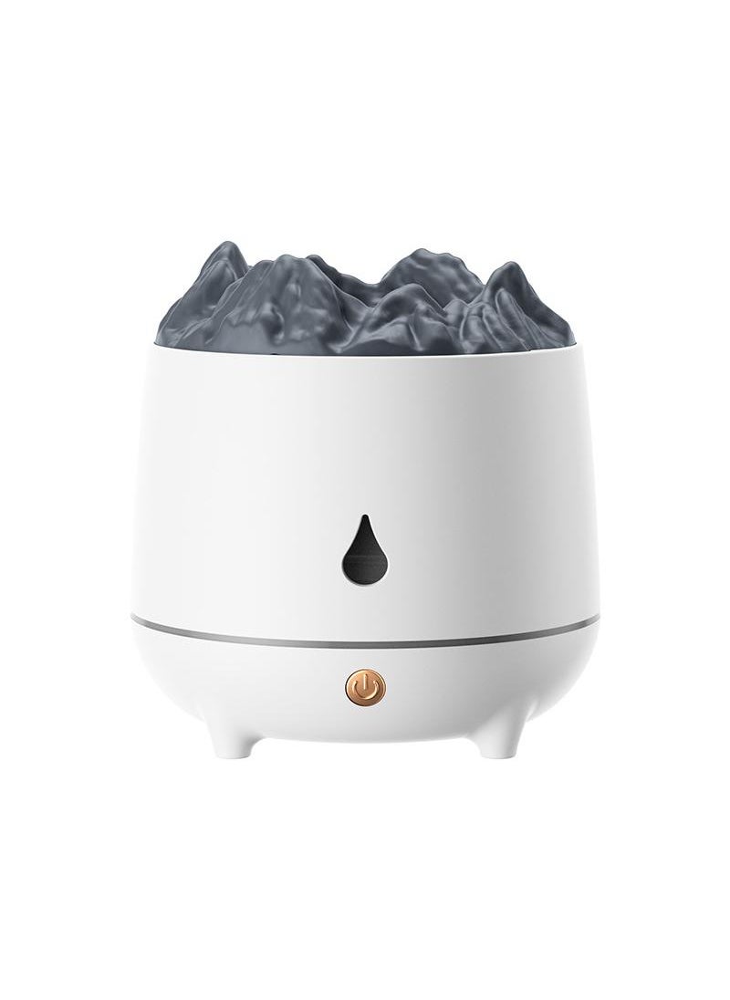 Generic - Volcano Aromatherapy Machine Home Automatic Incense Spraying and Atomizing Aromatherapy Machine Ultrasonic Simulation Flame Humidifier - Image 1