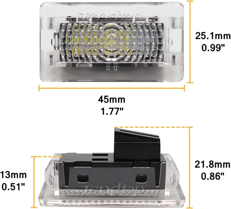 Wivplex LED Car Door Light for Tesla Models - Image 3