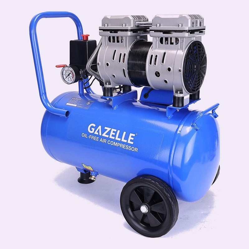 Gazelle Oil-Free Air Compressor 24L, 750W - Image 3