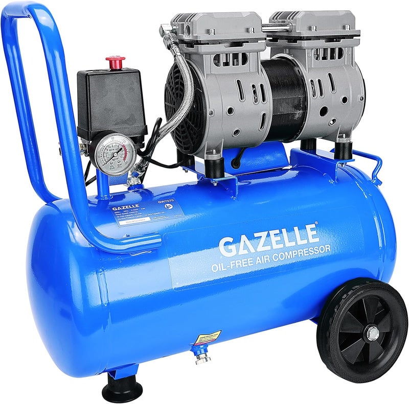 Gazelle Oil-Free Air Compressor 24L, 750W - Image 1