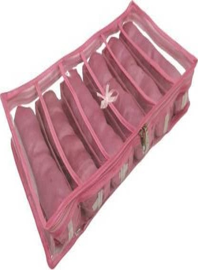 SNA علبة أساور SNA بستة لفات مع علبة ساتان بثلاث لفات | وردي - حل أنيق لتخزين المجوهرات - Image 3