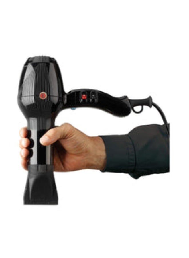 Gammapiu GAMMA PIU Turbo 5555 Professional Hair Dryer – Italian, Black - Image 3