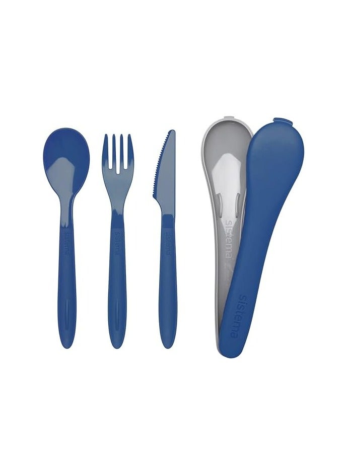 Sistema Cutlery To Go Set Ocean Blue - Image 2