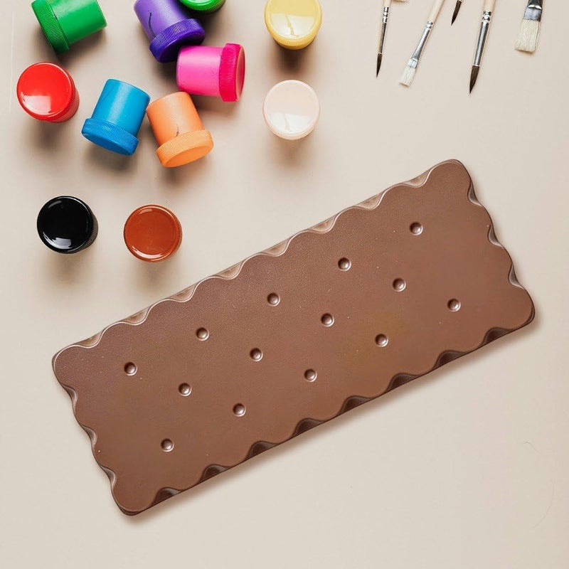 Sanfly Empty Watercolor Palette Paint Case Biscuit Styling Pigment Box Pigment Tray Student Travel Painting Portable Art Supplies - Image 5