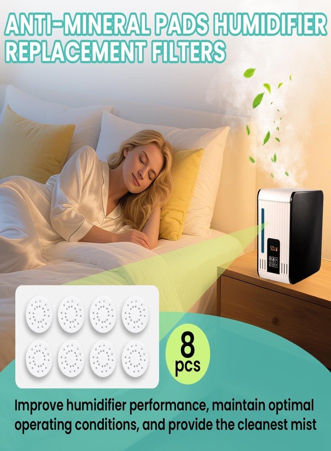 Kamrexi 8 Pack A451 Anti-Mineral Pads Humidifier Replacement Filters Compatible with BONECO S200, S250 & S450 Steam Humidifiers - Image 2