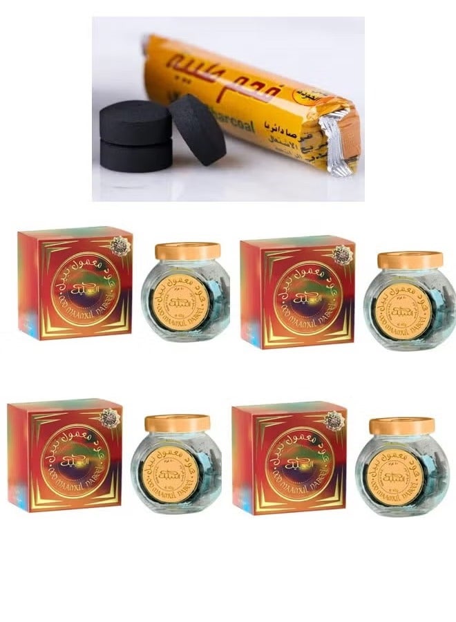 نبيل معمول عود النبيل مع الفحم 4 قطع * 40 جرام