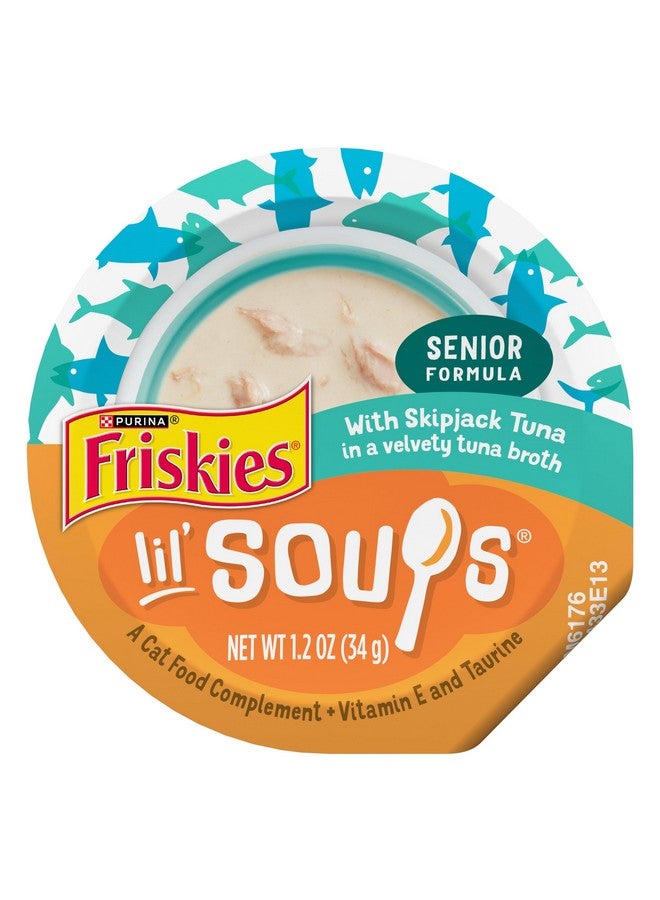 فريسكس مكافآت قطط قابلة لللعق وخالية من الحبوب، مصنوعة من سمك التونة الحقيقي، ومُصممة لتكون مُكملاً للنظام الغذائي الكامل والمتوازن لقطتك المسنة - (عبوة من 8 قطع) عبوات سعة 1.2 أونصة. - Image 1