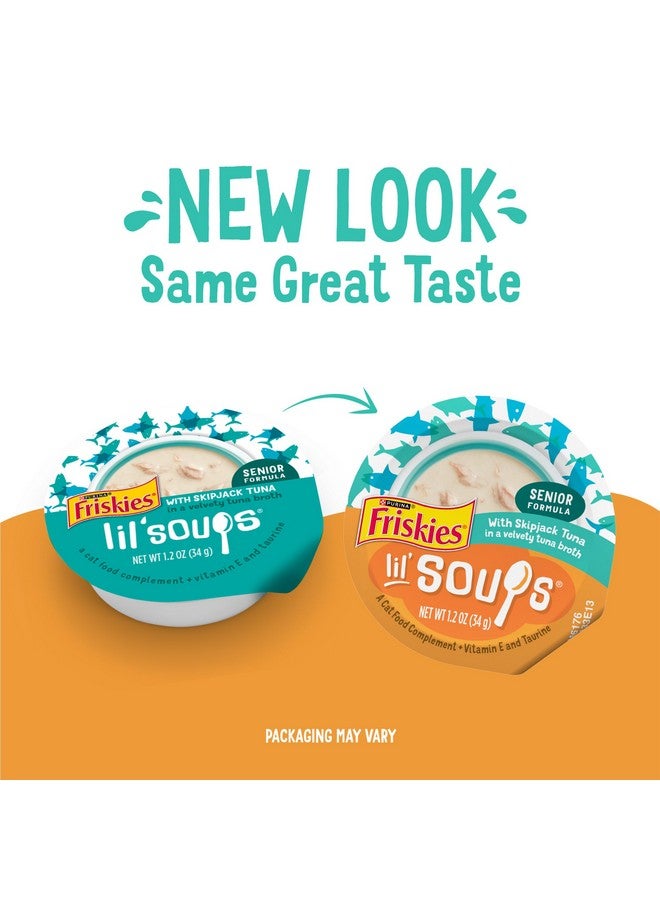 فريسكس مكافآت قطط قابلة لللعق وخالية من الحبوب، مصنوعة من سمك التونة الحقيقي، ومُصممة لتكون مُكملاً للنظام الغذائي الكامل والمتوازن لقطتك المسنة - (عبوة من 8 قطع) عبوات سعة 1.2 أونصة. - Image 2