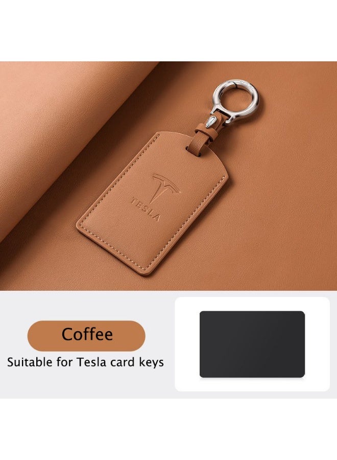 Tesla Car Card Key Protection Cover is suitable for all Tesla Model 3/Y Model x/s stylish leather card protection covers - Image 1