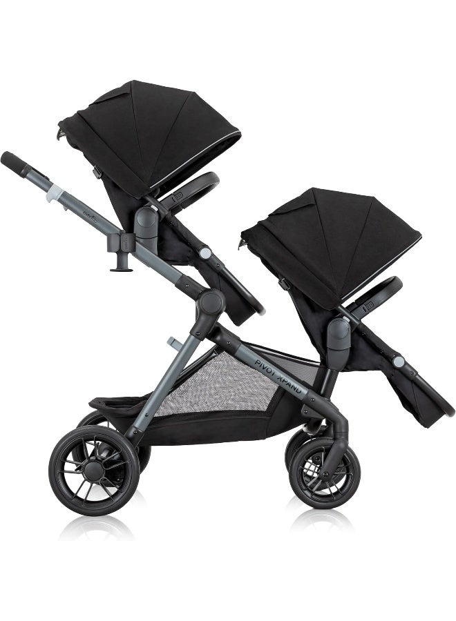 Evenflo Pivot Xpand Second Seat (Ayrshire Black) - Image 2