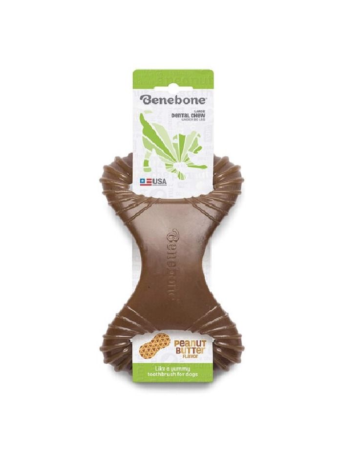 Benebone Peanut Dental Dog Chew Playing Toy Small - Image 1