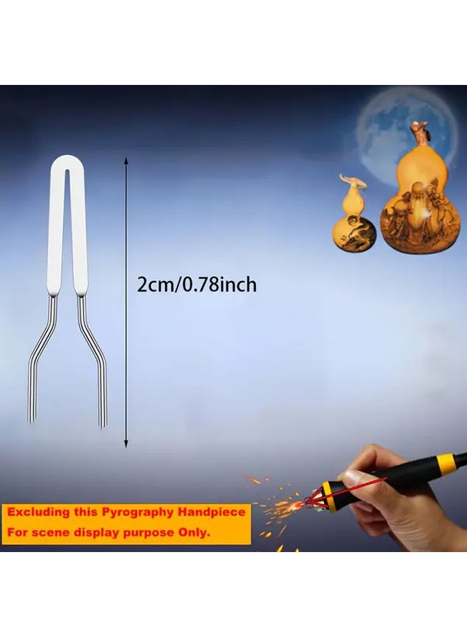 21pcs Metal Wood Burning Pen Tip Set for 30 50W Adjustable Burner Tool - Image 4