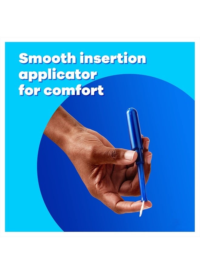 Tampax - سدادات قطنية بيرل ذات قدرة امتصاص عادية، مع ضفيرة لمنع التسرب، بدون رائحة، 50 قطعة × عبوتين (إجمالي 100 قطعة) - Image 1