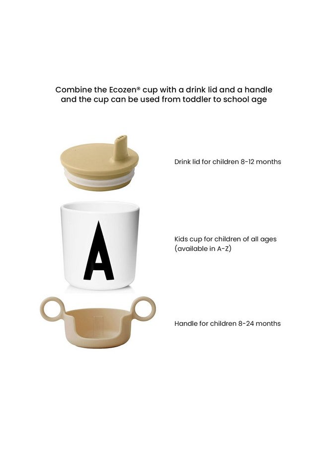 Design letters Design Letters Baby and Kids Eco Cup (J) | Available from A-Z |6+ months | Drop Safe Training Sippy Cups with Unique Design for Toddlers & Babies | Dishwasher, Phthalates, BPA & BPS Free  - Image 3