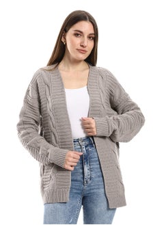 Womens Wool Open Cardigan