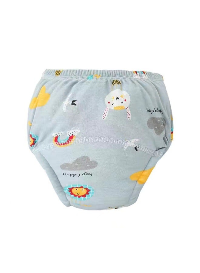 حفاضات جيب قطنية للطفل مضادة لتسرب الماء، حفاضات قماشية مقاومة للتسرب الجانبي، سراويل تدريب على استخدام المرحاض للأطفال، قابلة للتنفس والغسل - Image 1