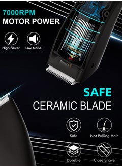 Generic Body Hair Grooming Trimmer for Men Wireless Electric Waterproof Pubic Ball Trimmer with Dock Charger for Men’s Beard Mustache Bald Head Underarm Leg Head Hand Groin Arm Pits Private Parts Body Shaver Showerproof Wet/Dry Body Shaver Groomer for Sensitive Areas Close And Comfortable Shave  - Image 4