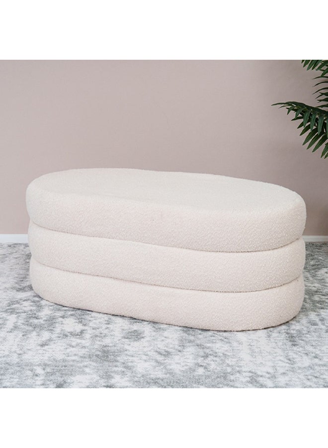 Home Box Rome Fabric Bench 50 x 40 x 100 cm - Image 1