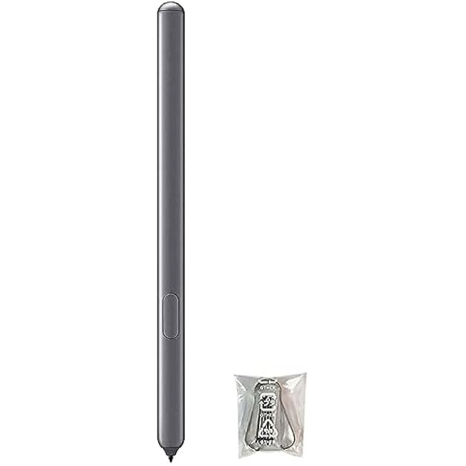 rayihni TAB S6 S PEN REPLACEMENT COMPATIBLE WITH SAMSUNG GALAXY TAB S6 SM-T860 ALL VERSIONS, TAB S6 STYLUS PEN WITH BLUETOOTH, 4096 PRESSURE SENSOR .SLIM 0.7MM TIP WITH 5XTIPS (GRAY) - Image 1