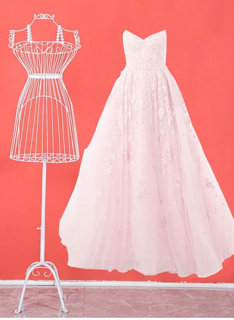 FFD Tailors Dummy Mannequins Female Mannequin Torso Body Metal Wire Frame Dress Jewelry Display Mannequin Sewing Female Mannequin
