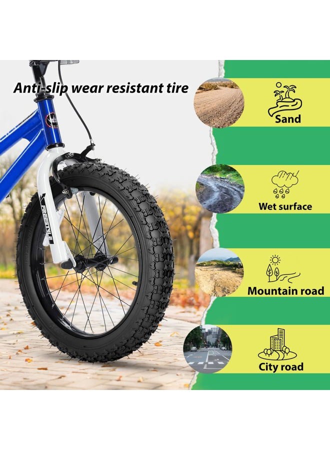 MOHEGIA Kids Bike Tires Replacement Set: 2-Pack 14x2.125 inch (57-264 mm) Folding Bicycle Tires and Pair 14-inch Inner Tubes Schrader Valve with Tire Levers - Image 5