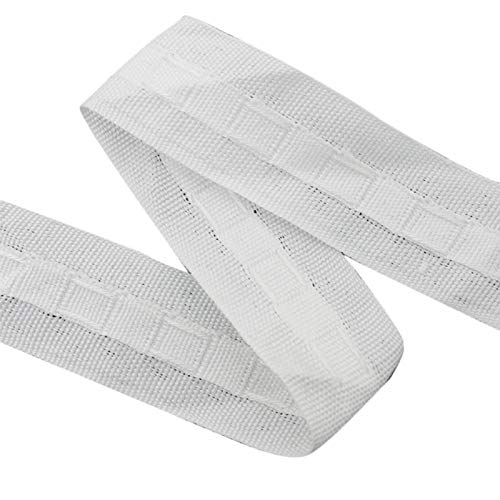EMVANV Knitted Curtain Heading Tape, 30mx3cm Curtain Heading Tape Narrow No Odor Strong Toughness Pleat Craft Curtain Linings - Image 1