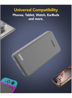 Remson Remson Revo Charge 20000mAh Portable Power Bank 20W Power Delivery Dual USB-C Output with Leather Exterior Design Compatible for iPhone Tablet Samsung  - Image 4