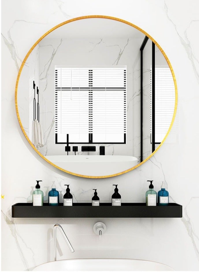 Bathroom Mirror Wanity Mirror Makeup Mirror, High Definition Glass No Punching Required Decorative Mirror, Suitable for Bathroom Bedroom Hotel Hair Salon（60*60CM）  - Image 3