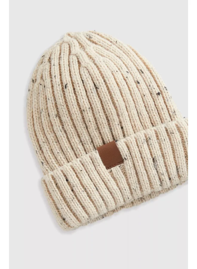 mothercare Oatmeal Knitted Hat, Scarf and Gloves Set