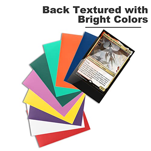 Fabmaker Black MTG Card Sleeves 200 Pack, Standard Card Sleeves Sturdy MTG Matte Back Finish, Perfect Shuffling - Protect All Your Trading Collectible Cards by Fabmaker, Never Tear 66x91mm - Image 5