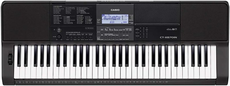 كاسيو CT-X870IN لوحة مفاتيح موسيقية مزودة بنغمات وإيقاعات هندية بعدد 61 مفتاح - - Image 1