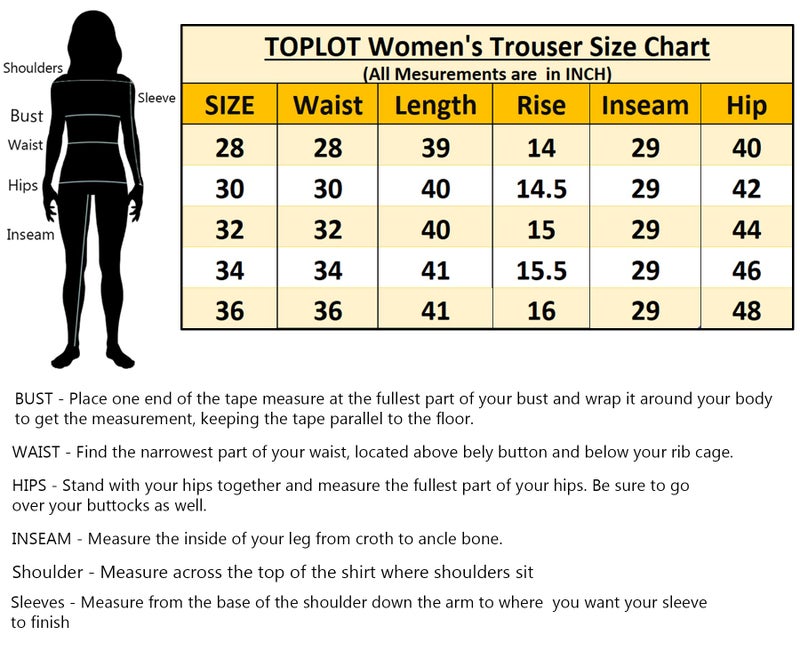 TOPLOT Women High-Waist Pants || Trousers for Woman || Relaxed Fit Pant (Pleated-Pant-5194-Black-28) - Image 3