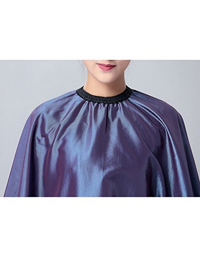 OLizee OLizee Hair Cut Hairdressing Cape Cloth Apron Stretch Out Hand Waterproof Salon Barber Gown 57 x 63", (Purple)  - Image 5