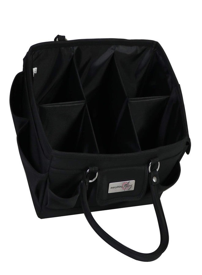 Everything Mary Deluxe Store & Tote Organizer - Black Craft Caddy with Handle - Collapsible Bag for Sewing, Scrapbooking, Art Supplies & DIY Project Organization - Image 5