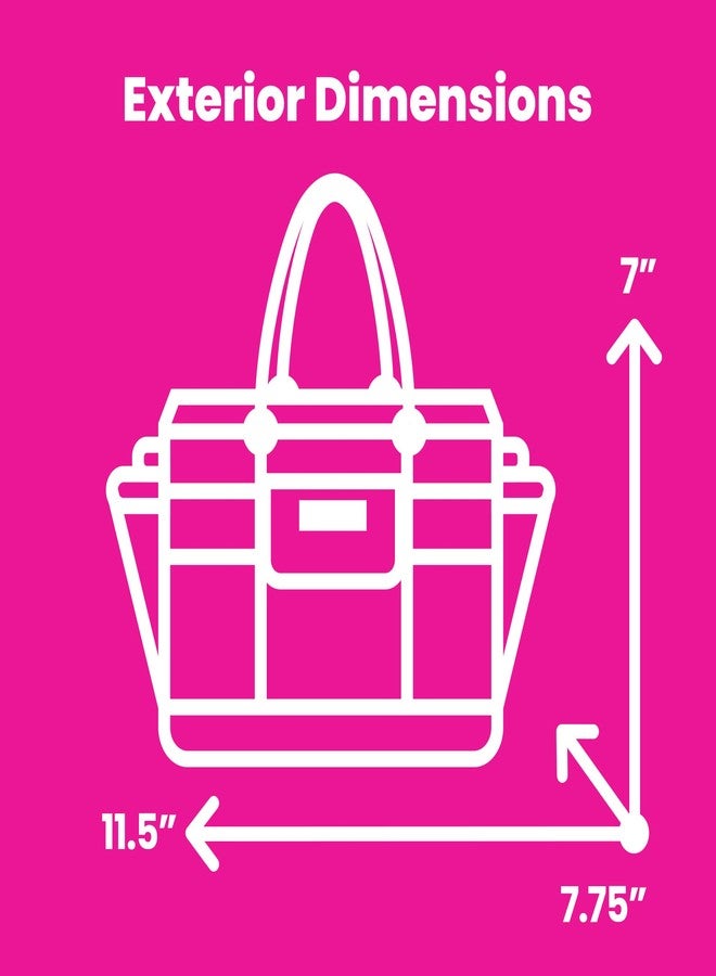 Everything Mary Deluxe Store & Tote Organizer - Black Craft Caddy with Handle - Collapsible Bag for Sewing, Scrapbooking, Art Supplies & DIY Project Organization - Image 3