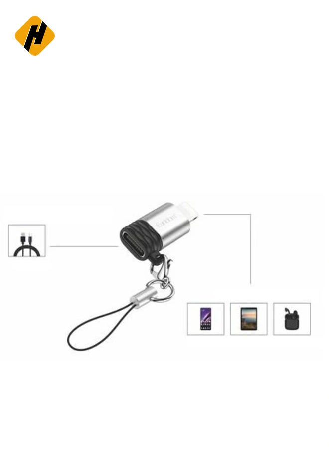 HuHa - Lightning to USB-C Converter – Fast Data Transfer & Charging Adapter for iPhone, iPad, and More - Image 1