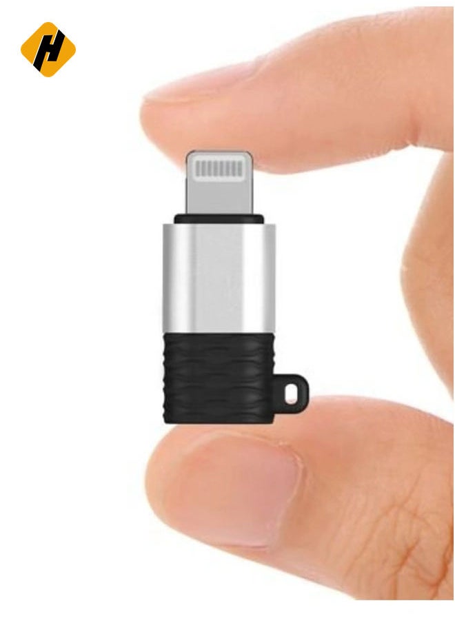 HuHa - Lightning to USB-C Converter – Fast Data Transfer & Charging Adapter for iPhone, iPad, and More - Image 1