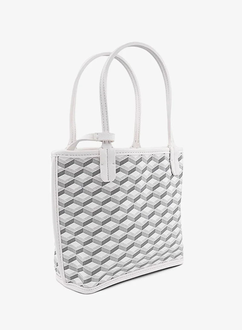 كابلي Women’s Patterned Shoulder Tote Bag with Mini Pouch