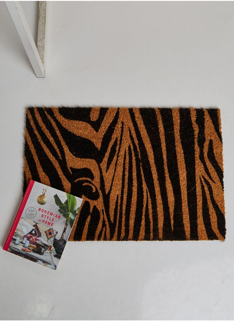 Premier - Zebra Print Door Mat 60 X 40Cm - Image 1