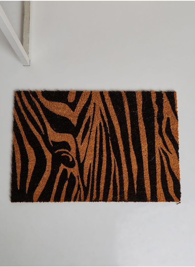 Premier - Zebra Print Door Mat 60 X 40Cm - Image 1