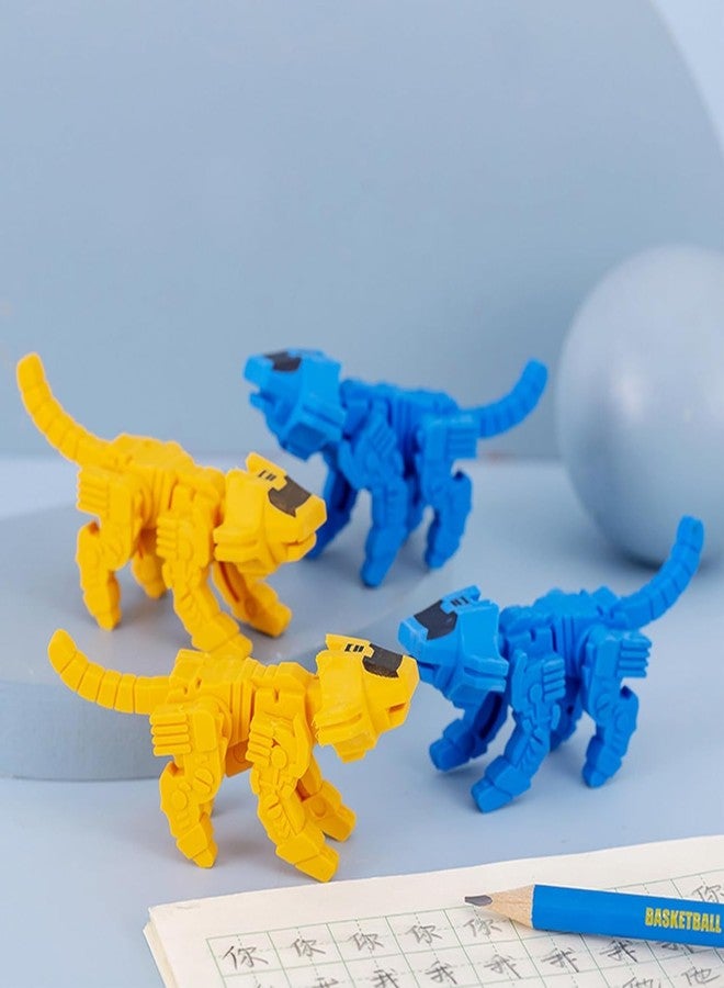 SHREE TECHNESH® Robotic Super Dogs Erasers Puzzle for Kids Set of 2 - Image 3