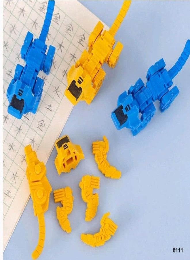 SHREE TECHNESH® Robotic Super Dogs Erasers Puzzle for Kids Set of 2 - Image 2