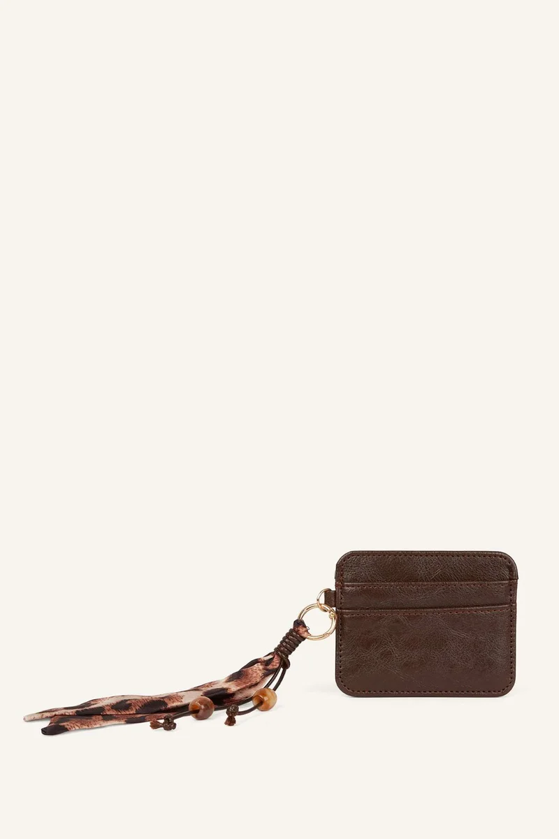 ديفاكتو Woman Faux Leather Business Card Wallet